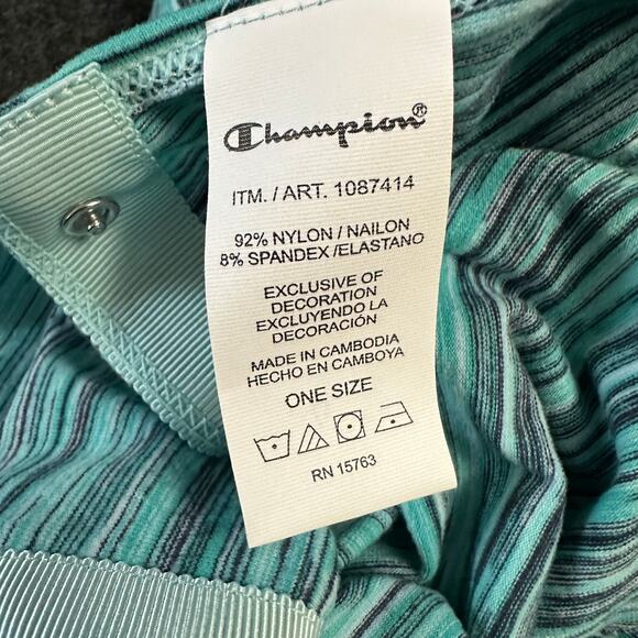 Champion Lightweight Circle Snap Scarf Wrap Blue - Picture 4 of 10